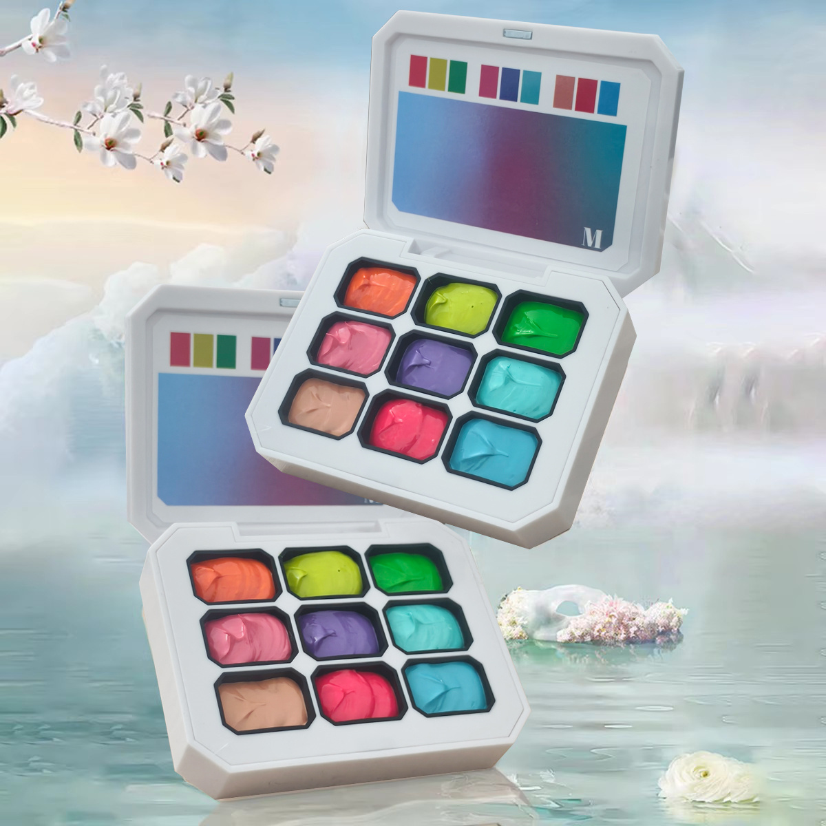 Nail Art Halal - 1 шт. 9-цветный гель-лак для ногтей,