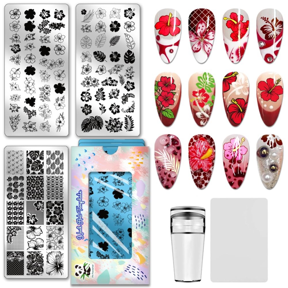 Nail Stamping Plate - Трафареты для дизайна ногтей из нержавеющей