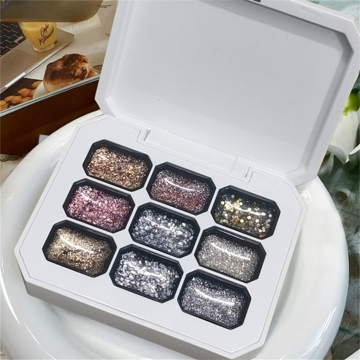 Nail Art Halal - 1 шт. 9 цветов, гель-лак Starburst