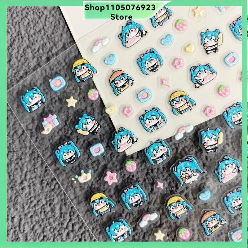 Nail Art Motif - Милые мультяшные наклейки для ногтей с