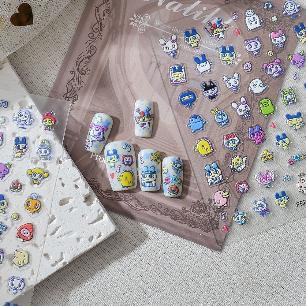 Nail Art Motif - Наклейки для ногтей с 3D-рельефным изображением