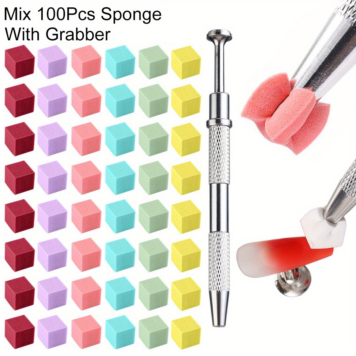 Nail Gel Polish Set - 1/50/100 шт. квадратный набор губок для