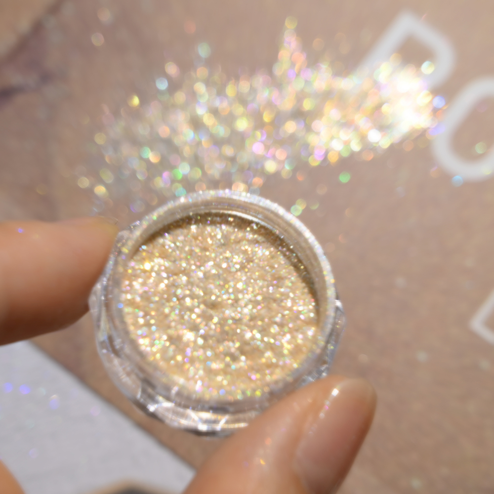 Nail Glitter Chrome - Супер блестящая пудра для ногтей с