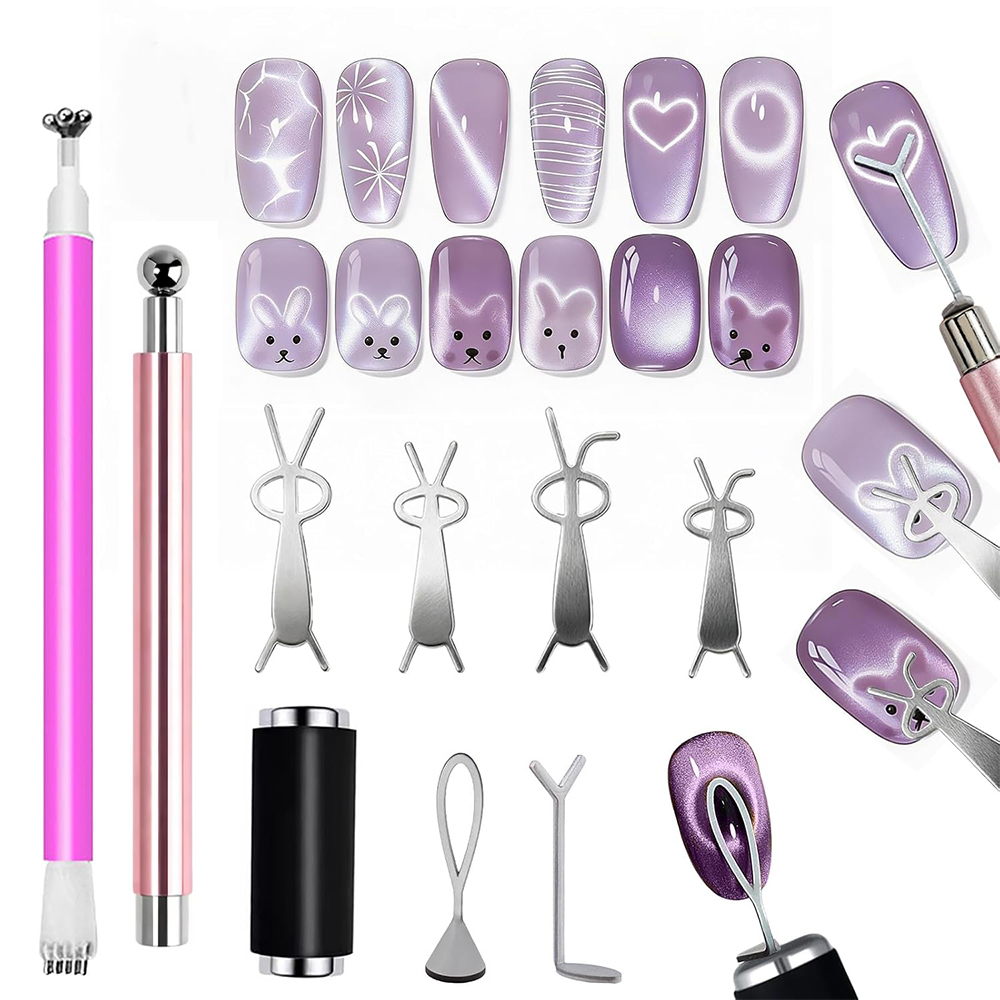 Nail Gel Polish Set - Набор из 10 магнитов для ногтей