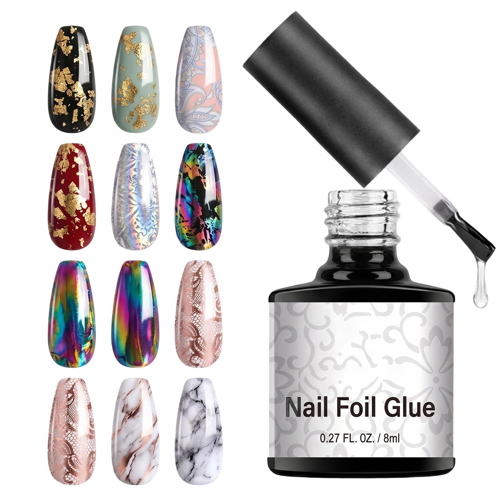 Nail Foil Transfer - Клей для фольги для ногтей 8