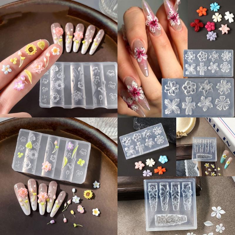 Nail Stamping Plate - Новая 3D-форма для дизайна ногтей в