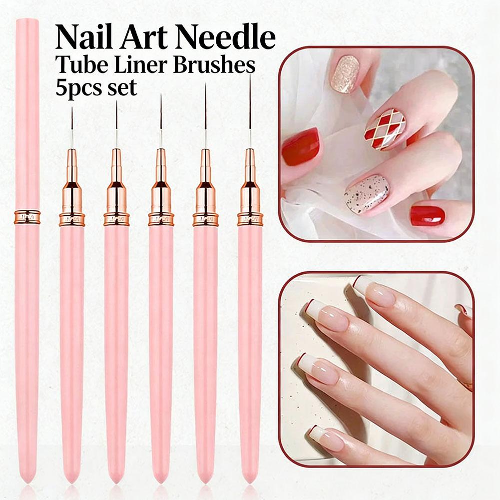 Набор из 5 кистей для нейл-арт – обзор и цена Nail Gel Polish Set