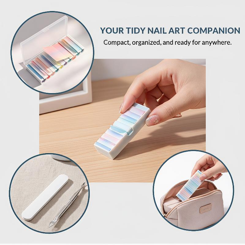 Миниатюрный портативный футляр – обзор и цена Nail Foil Transfer
