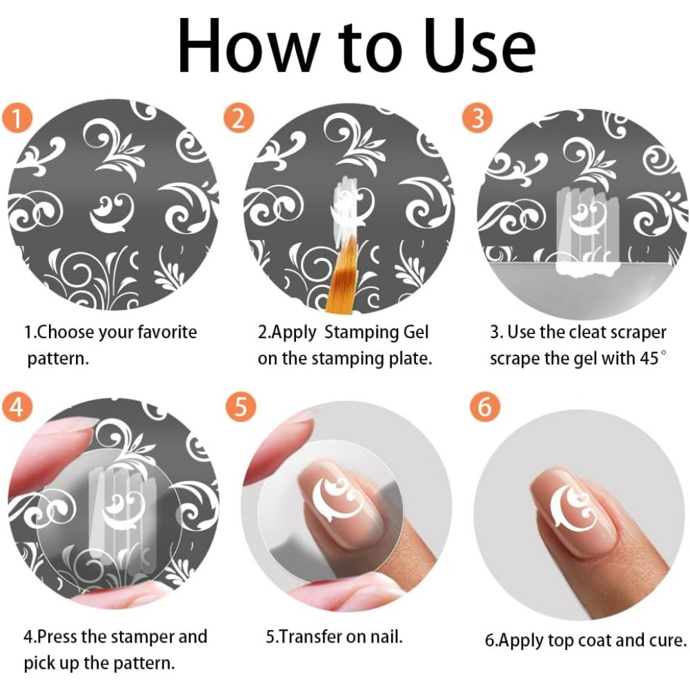 3 шт., шаблоны для дизайна ног – обзор и цена Nail Stamping Plate