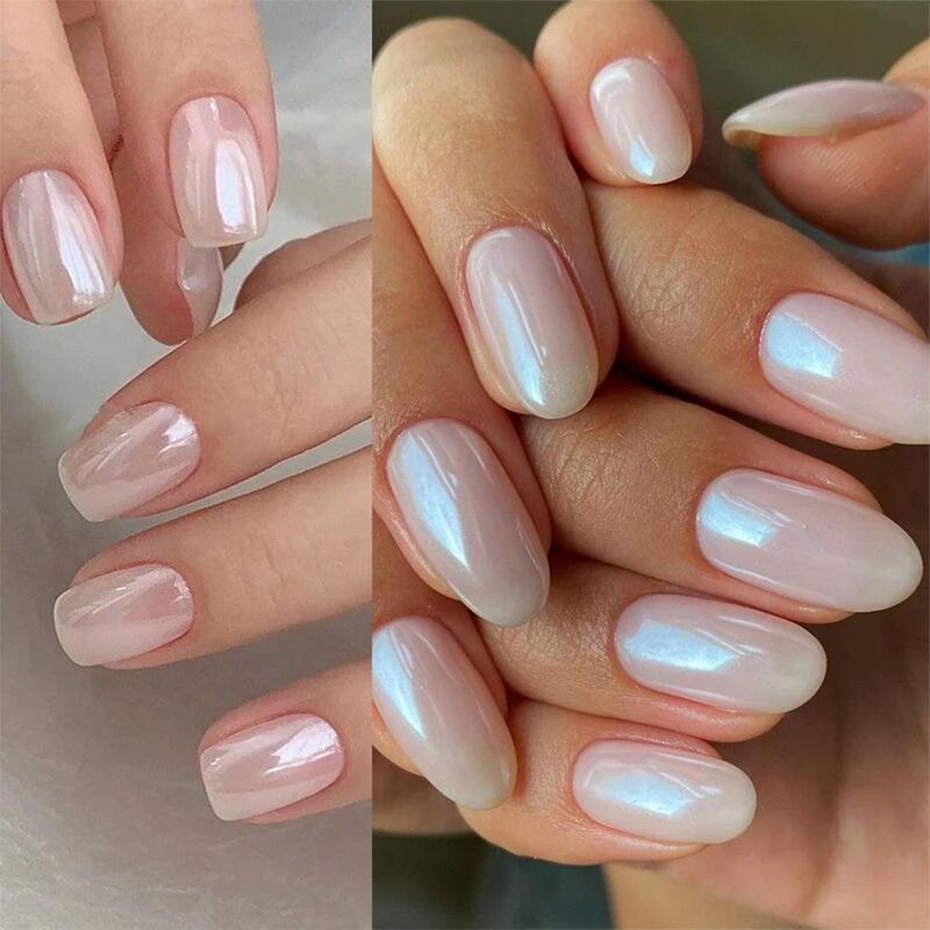 Блестящая пудра для ногтей «Лу – обзор и цена Nail Glitter Chrome