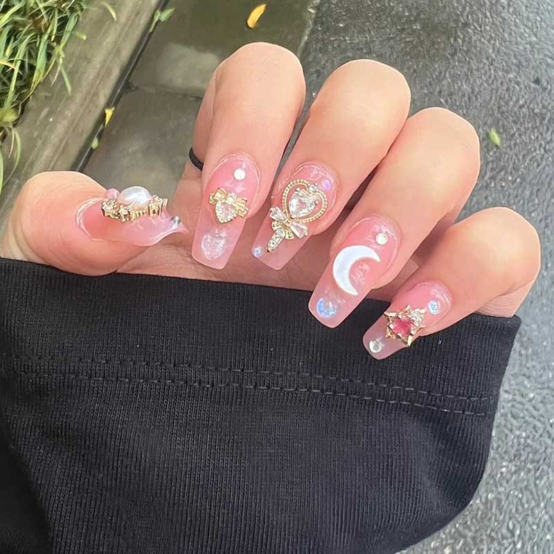 24 шт./кор., роскошные розовые – обзор и цена Nail Art Maroon