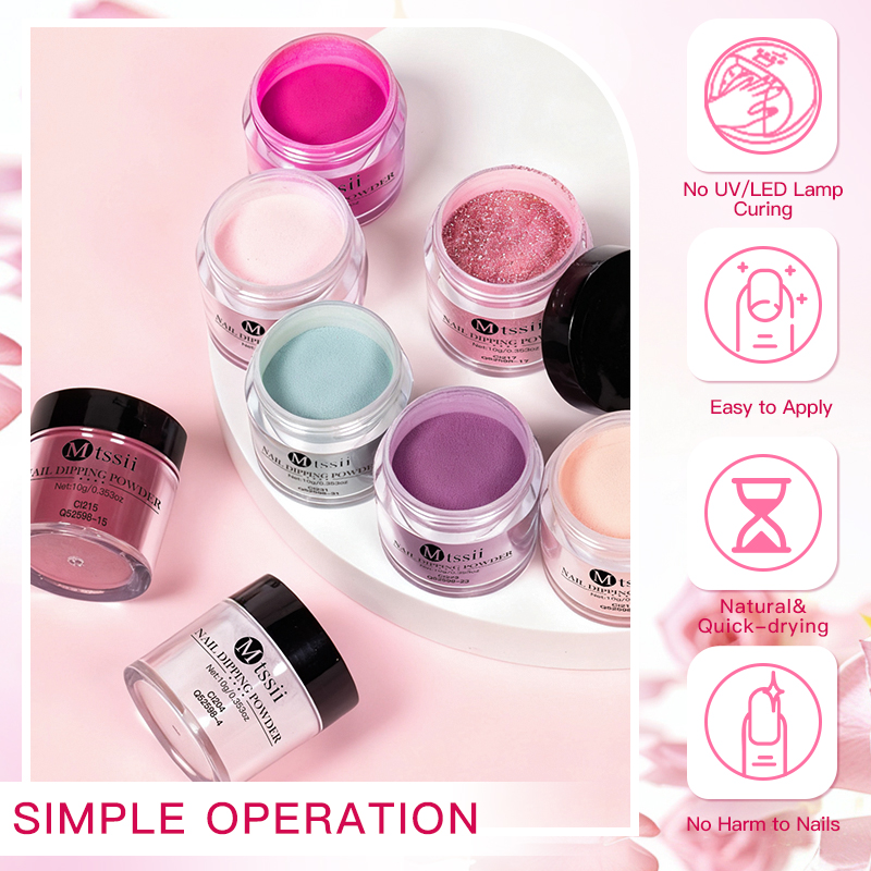 Набор из 10 шт. пудры для ногт – обзор и цена Nail Glitter Chrome