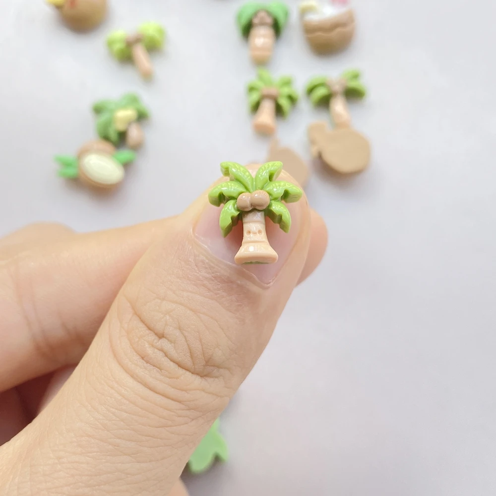 20 шт., милый мультяшный кокос – обзор и цена Nail Art Motif