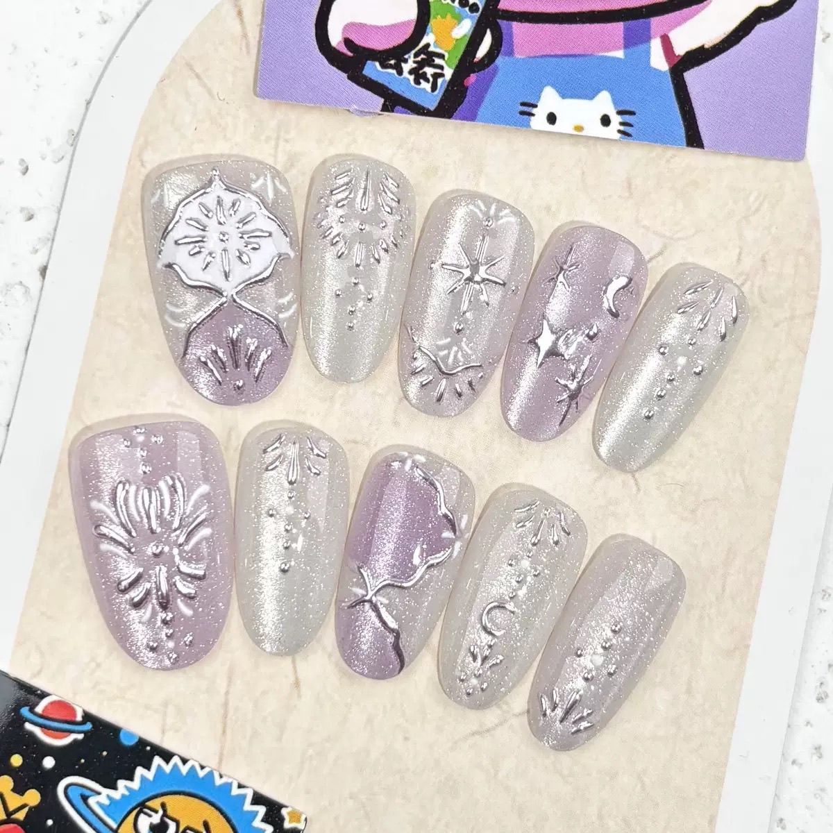 10 шт. накладных ногтей в стил – обзор и цена Nail Art Maroon
