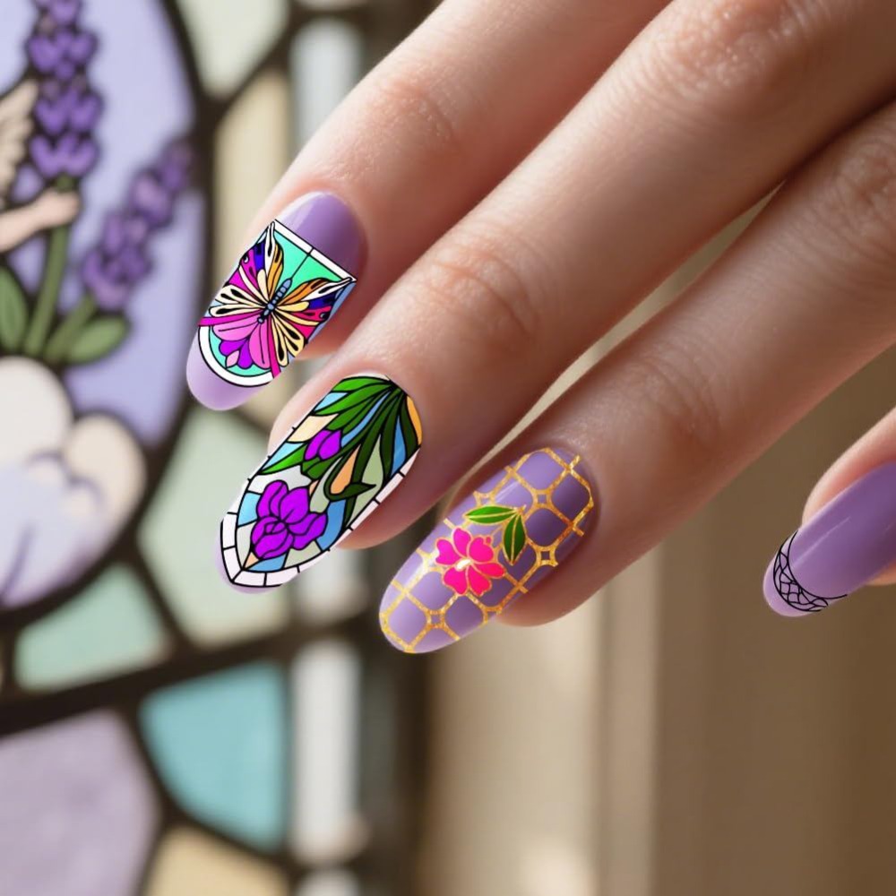 Набор из 3 стеклянных трафарет – обзор и цена Nail Stamping Plate