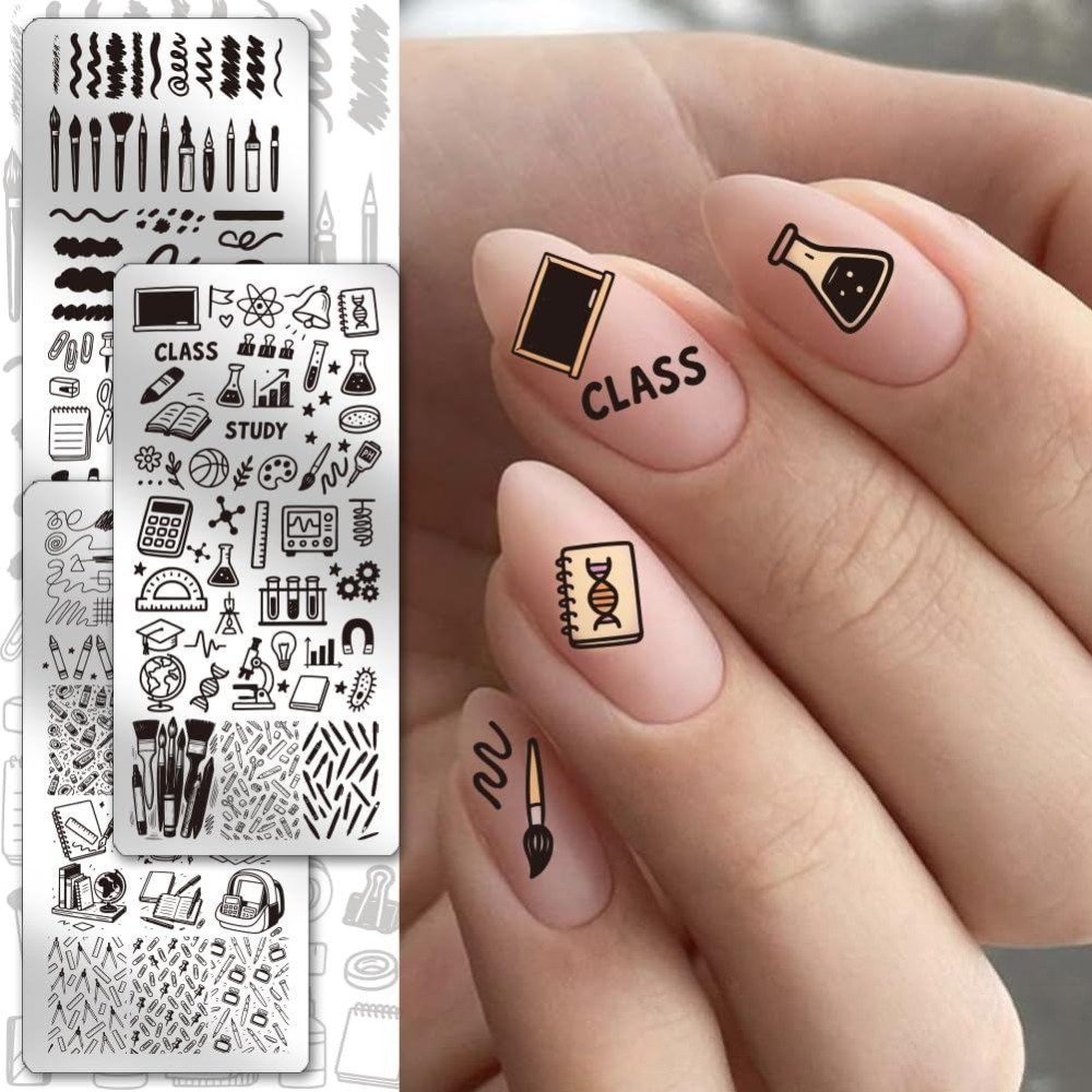 3 шт. канцелярских принадлежно – обзор и цена Nail Stamping Plate