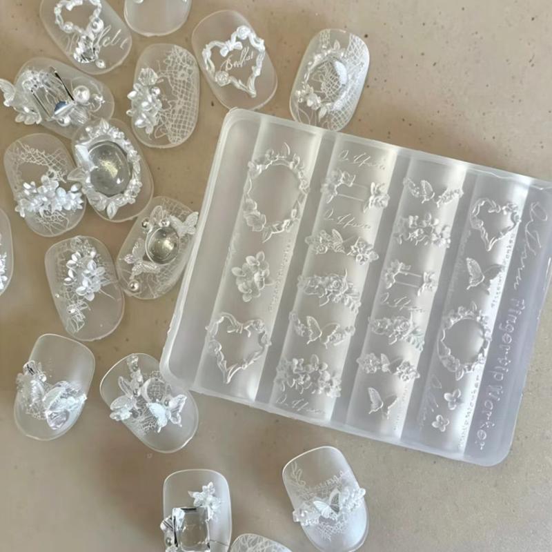 3D силиконовая форма для ногте – обзор и цена Nail Stamping Plate