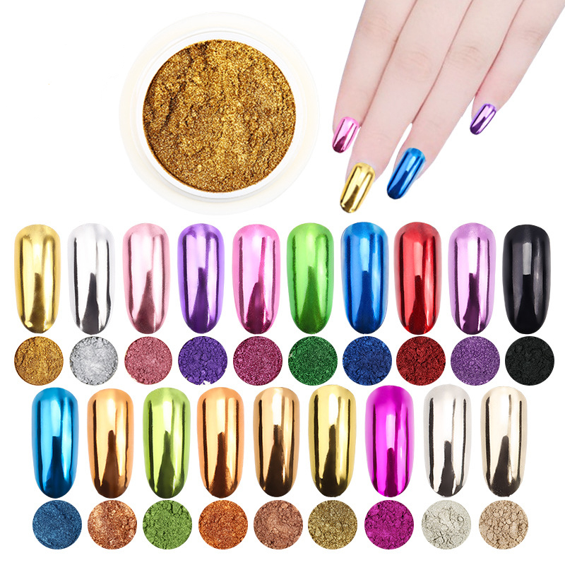 1 шт. 19 цветов лак для ногтей – обзор и цена Nail Glitter Chrome