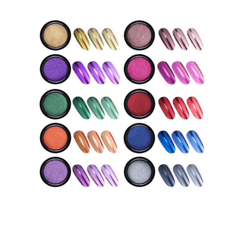1 шт. 19 цветов лак для ногтей – обзор и цена Nail Glitter Chrome