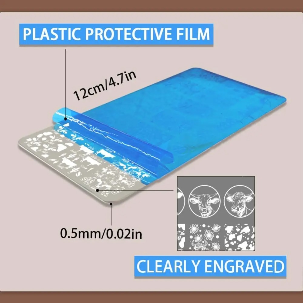 3 шт., пластины для штамповки  – обзор и цена Nail Stamping Plate