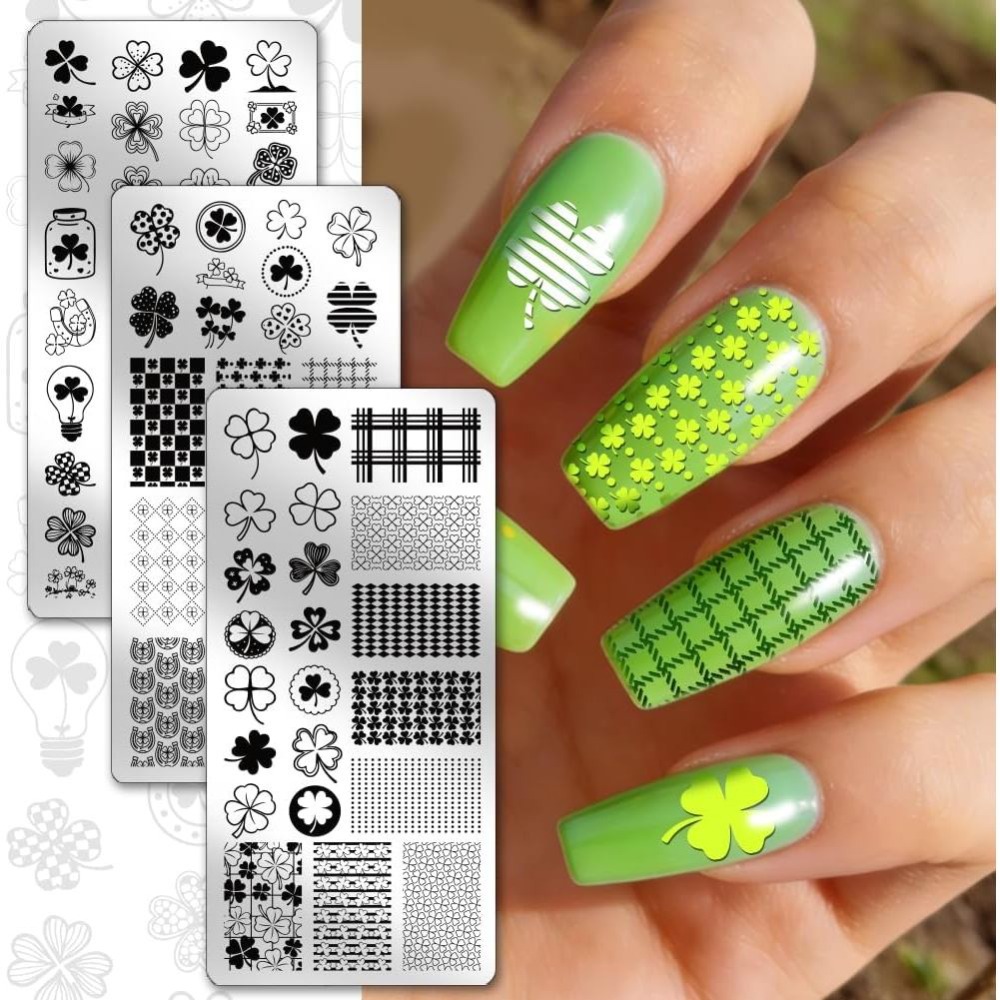 3 шт. трафаретов для нейл-арта – обзор и цена Nail Stamping Plate