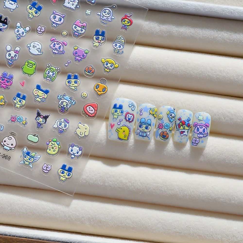 Наклейки для ногтей с 3D-релье – обзор и цена Nail Art Motif
