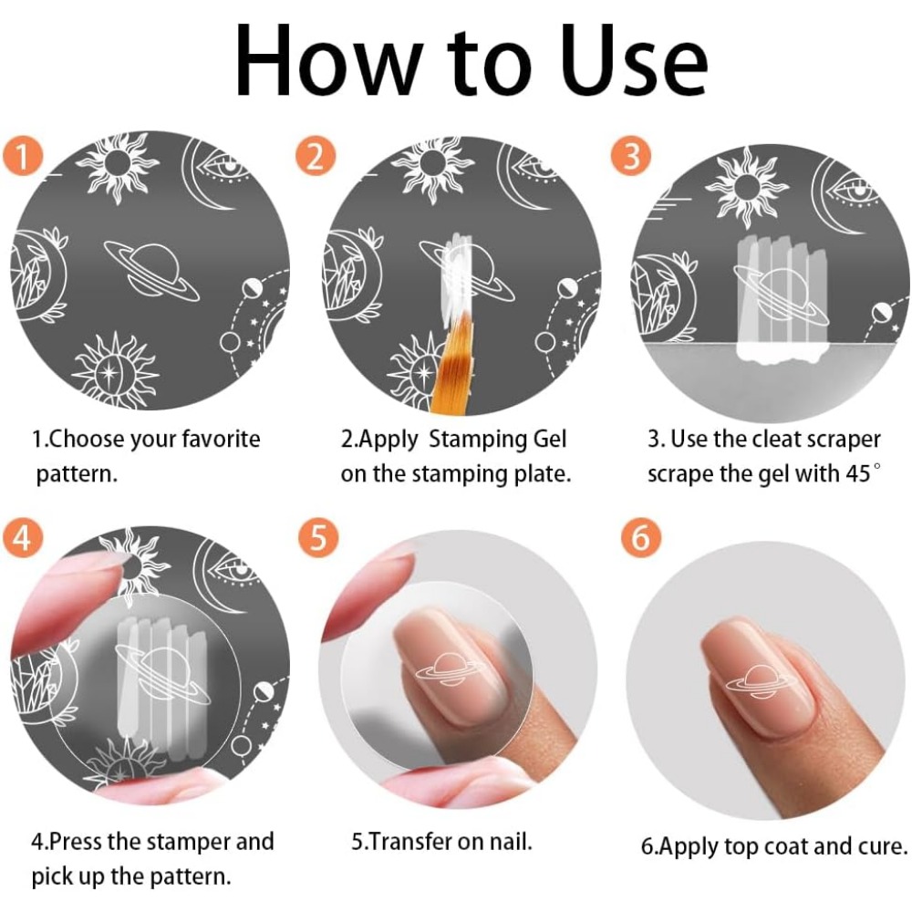 3 шт., трафареты для штамповки – обзор и цена Nail Stamping Plate