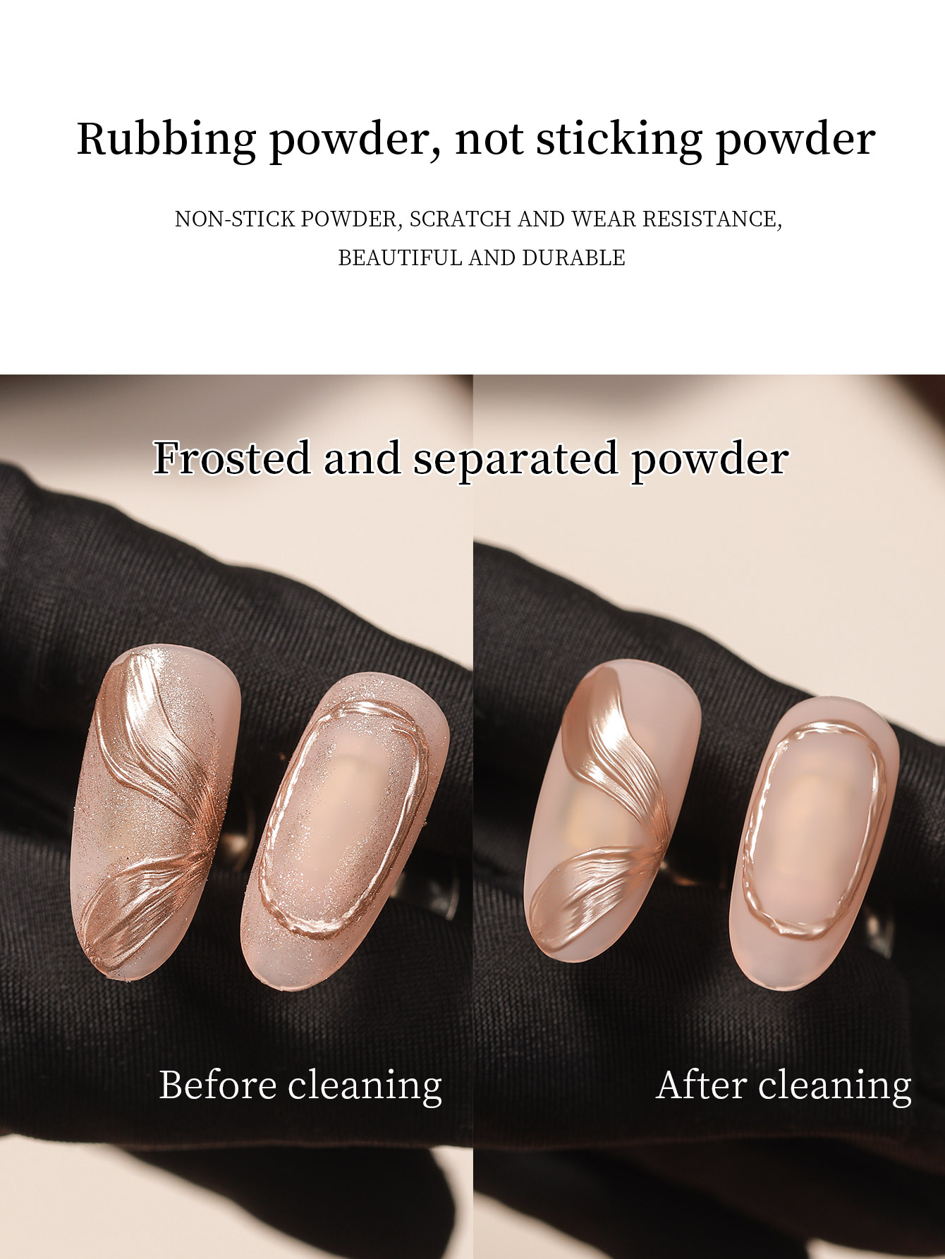 Матовый гель-топкот 2-в-1, 16  – обзор и цена Nail Glitter Chrome