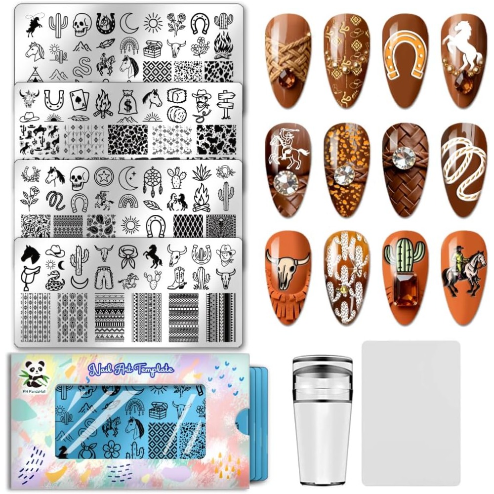 Шаблоны для дизайна ногтей из  – обзор и цена Nail Stamping Plate