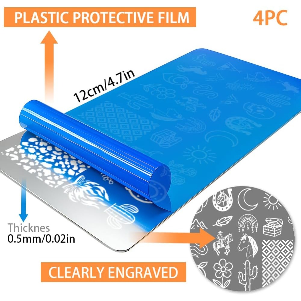 Шаблоны для дизайна ногтей из  – обзор и цена Nail Stamping Plate