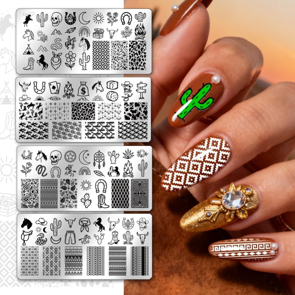 Шаблоны для дизайна ногтей из  – обзор и цена Nail Stamping Plate