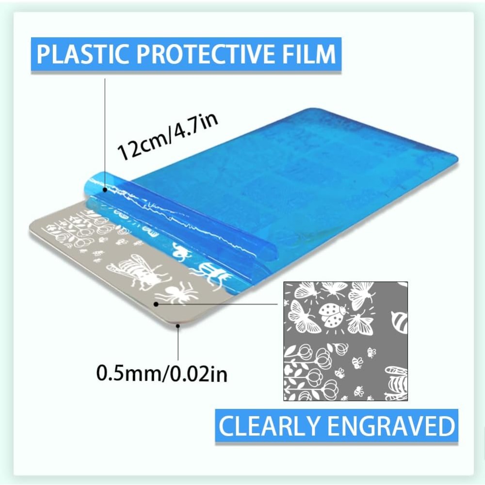 Набор шаблонов для дизайна ног – обзор и цена Nail Stamping Plate