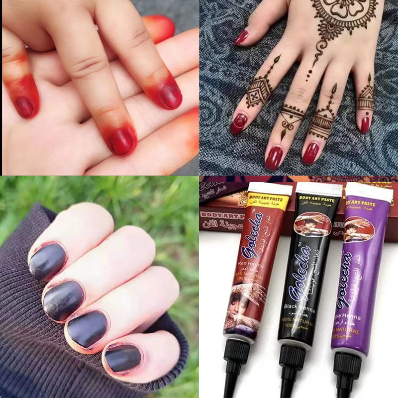 Хна для ногтей 25 г, стойкая к – обзор и цена Nail Art Natural