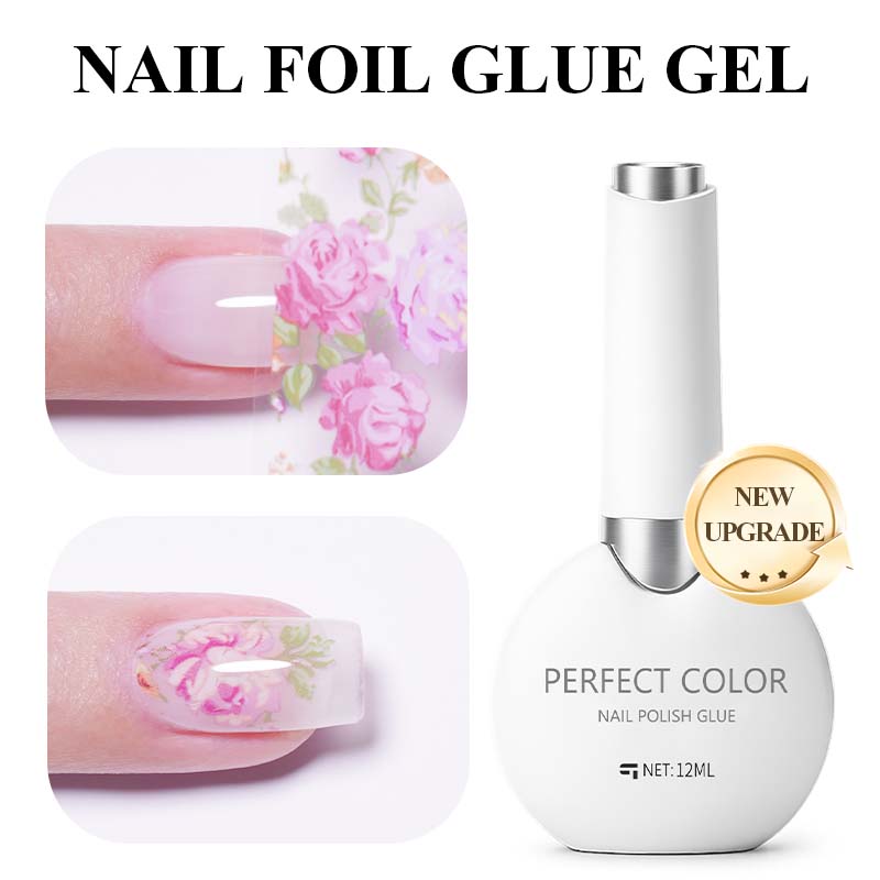 Клей-гель для фольги PERFECT C – обзор и цена Nail Foil Transfer