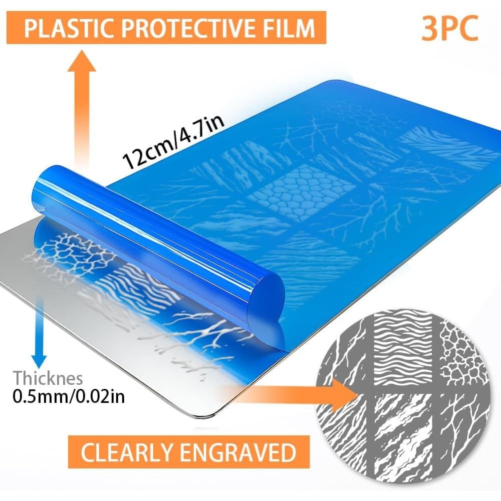 3 шт. трафаретов для нейл-арта – обзор и цена Nail Stamping Plate