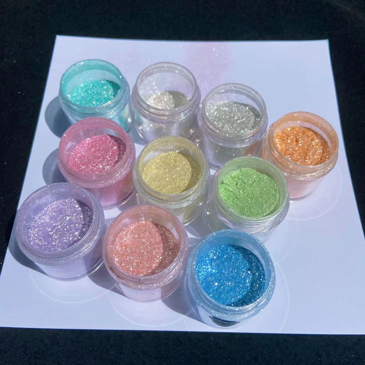 10 цветов блестящий порошок дл – обзор и цена Nail Glitter Chrome