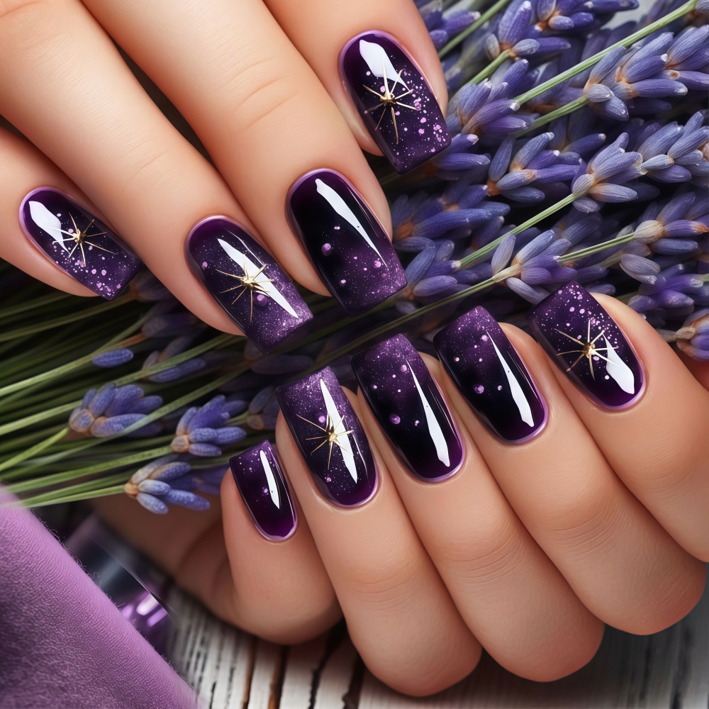 Короткие средней длины накладн – обзор и цена Nail Art Maroon