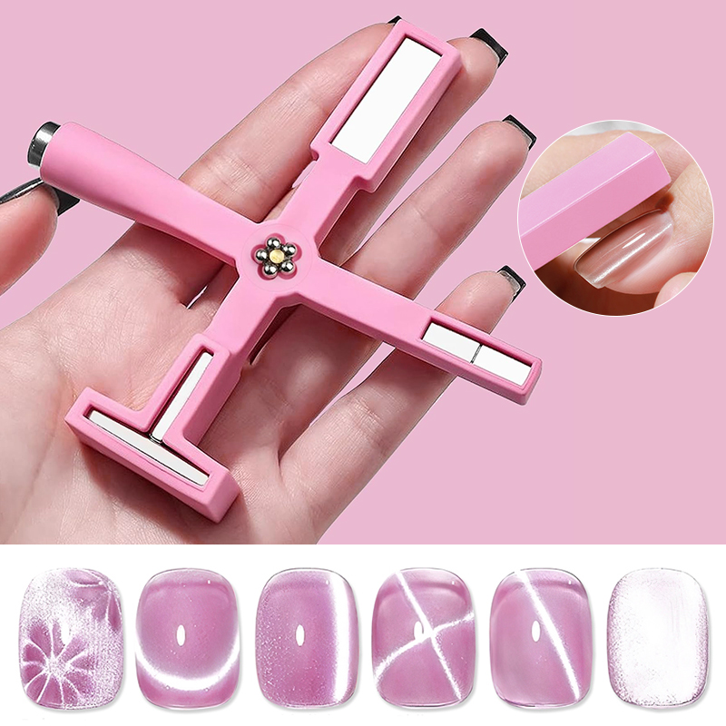 Магнит для ногтей 5-в-1 с эффе – обзор и цена Nail Art Maroon