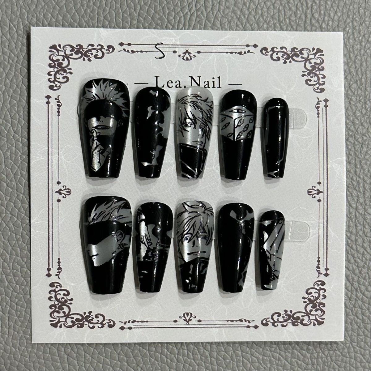 Gojo Satoru маникюр кошачий гл – обзор и цена Nail Art Motif