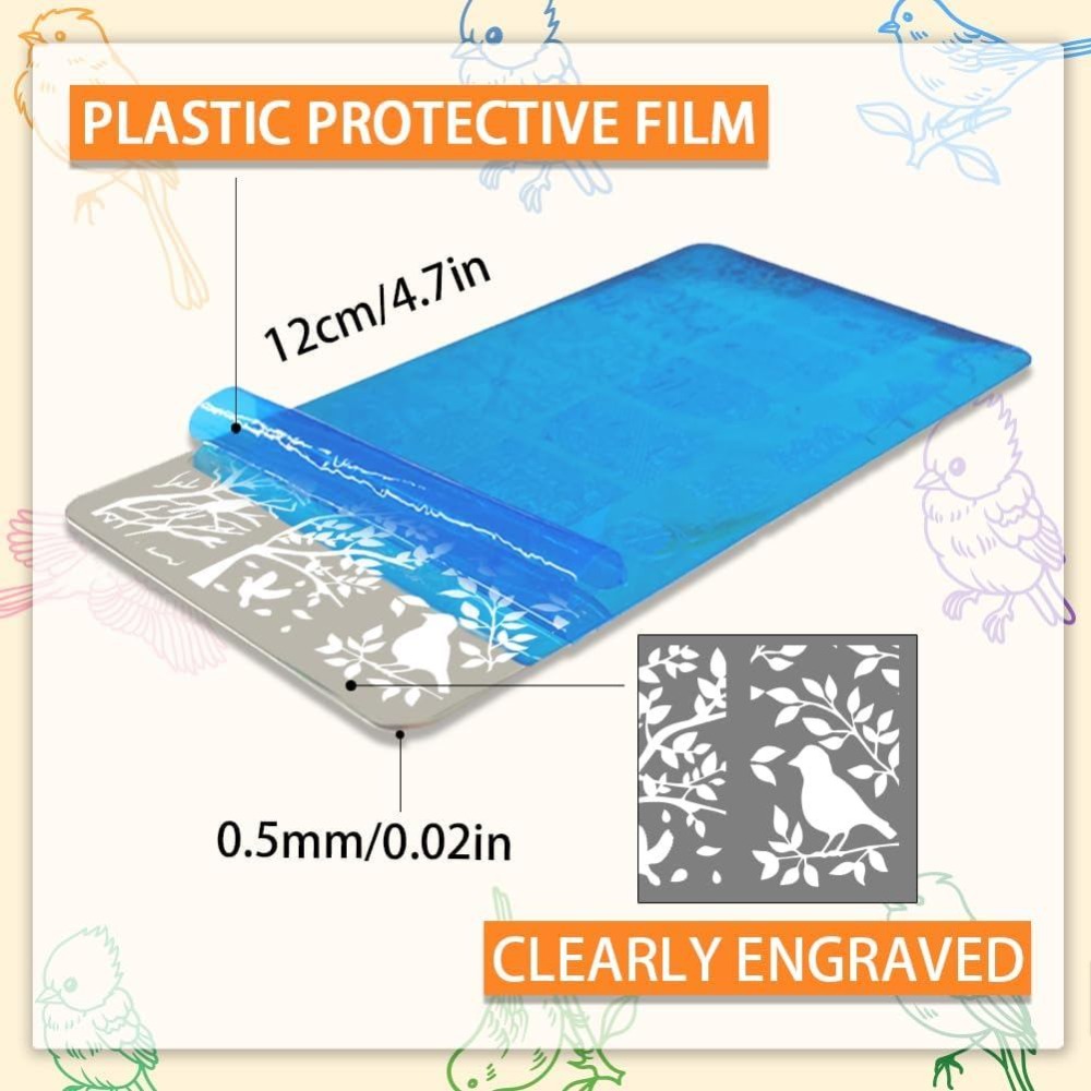 3 шт. пластинок для стемпинга  – обзор и цена Nail Stamping Plate